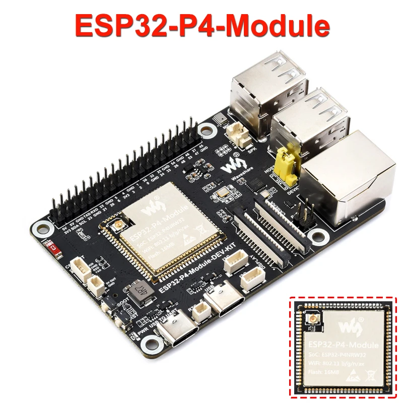 Waveshare ESP32-P4 Development Board Based On ESP32-P4 And ESP32-C6 7.0/10.1inch DSI Display Touchscreen for Arduino IDE ESP-IDF