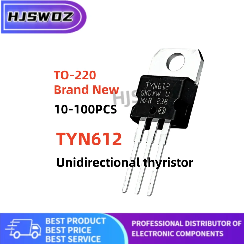 10PCS-100PCS TYN612 Unidirectional thyristor SCR TO-220 100% New and quality