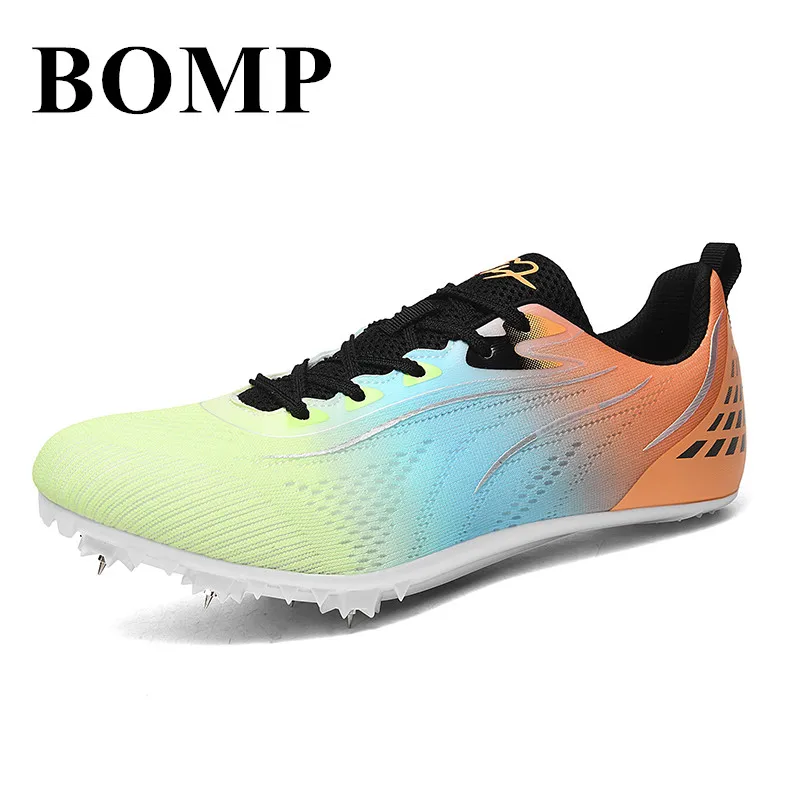 

High Quality Unisex Running Spike Shoes Outdoor Comfy Track Shoes Men Sprinting Shoes Breathable Lightweight Man Tracking Shoes