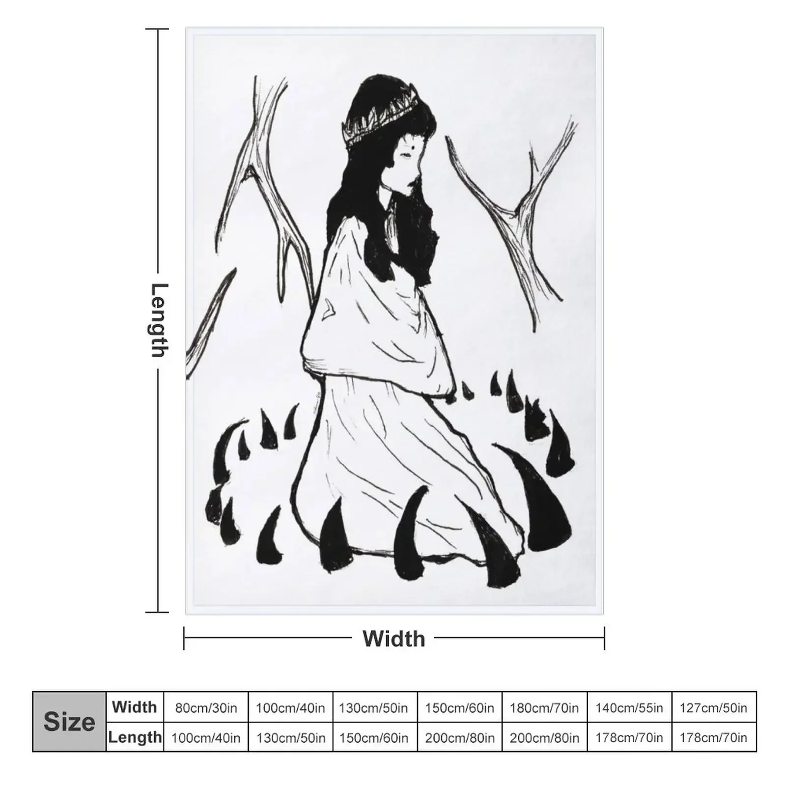 Grounding Whispers Throw Blanket couch cozy soft plush fuzzy picnic outdoor blanket