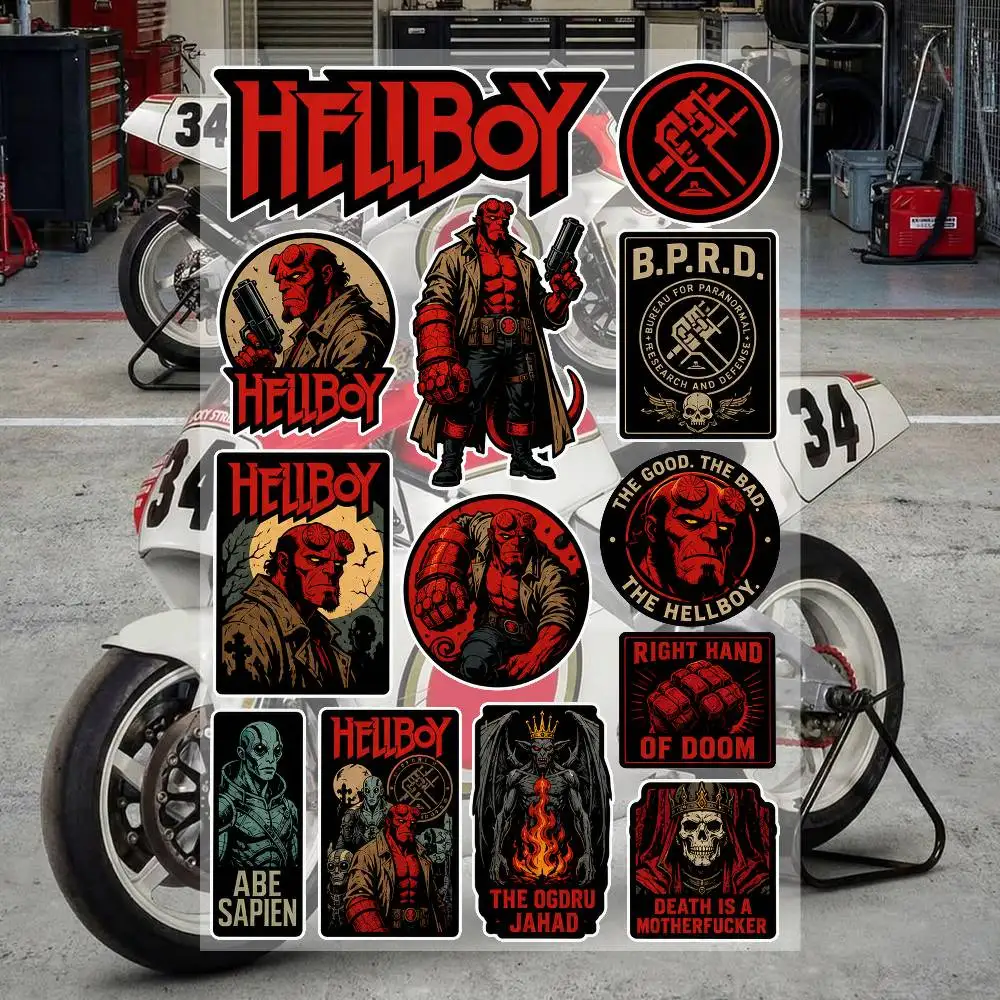 H-ellboy Ästhetische Graffiti-Aufkleber Wasserfeste PVC-Sticker für Auto Motorrad Skateboard Helm Notizbuch