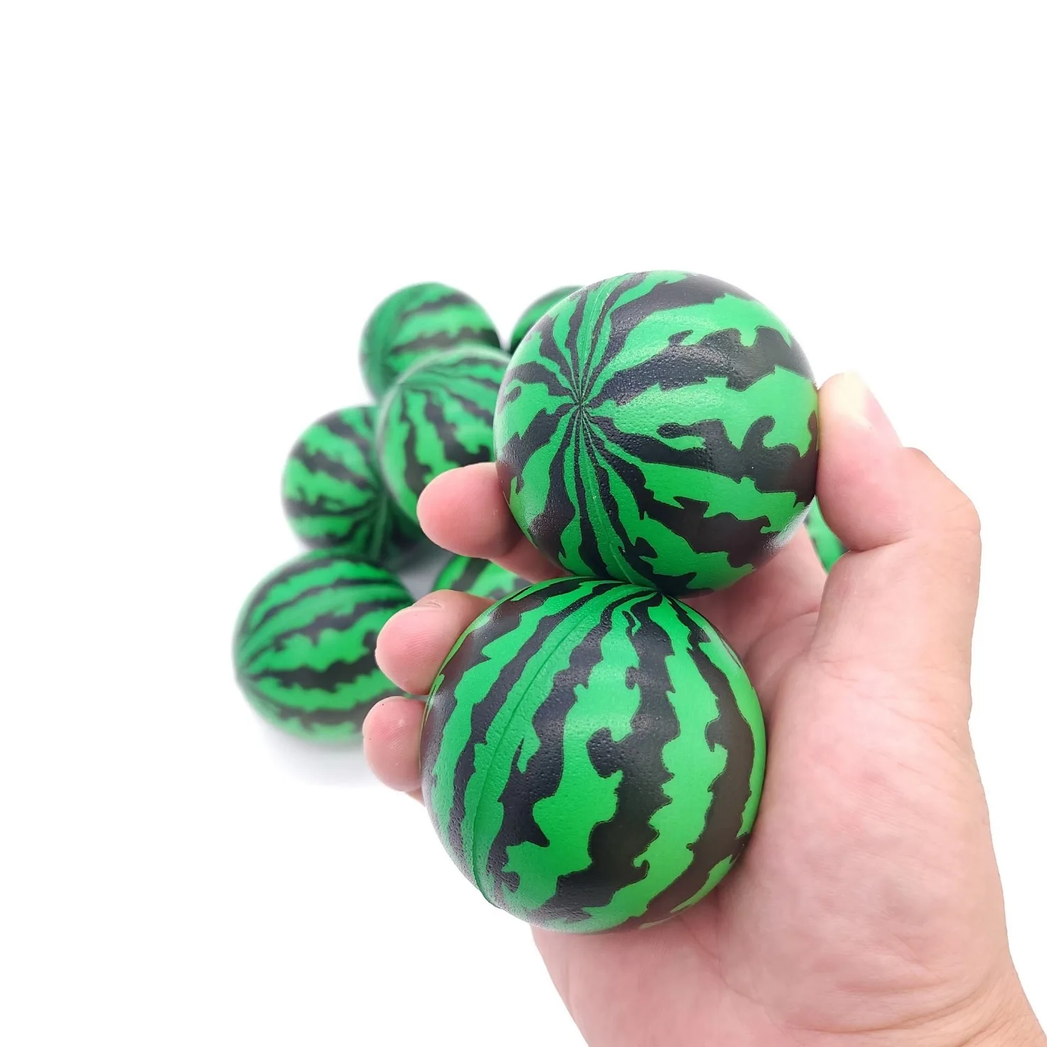 Watermelon Stress Balls Stress Reliver Party Favor Soft PU Foam Ball Squishy Fidget Sensory Fruit Toy for Kids & Adults