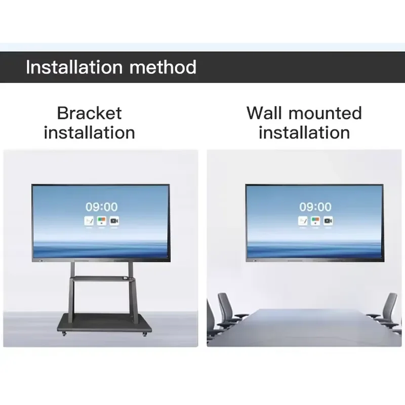 55 Inch Interactive Whitard Smart Touch Screen Digital nage For Classroom Teaching Office Meeting Conference Display