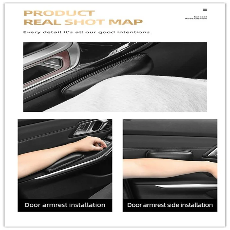 لمازدا سلسلة 6 8 Atenza CX-9 RX-8 RUIYI مسند ذراع السيارة وسادة مسند الذراع المركزي صندوق الساق الركبة دعم الذراع دعم وسادة ناعمة ملحق #5