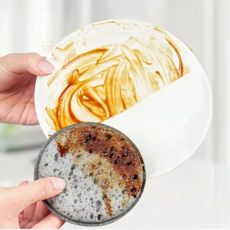 تنظيف المطبخ، غسل الأطباق، كتل إسفنجية للأعشاب البحرية، إسفنجة شمع لغسيل السيارات مع قطعة واحدة ممحاة إسفنجية عالية الكثافة