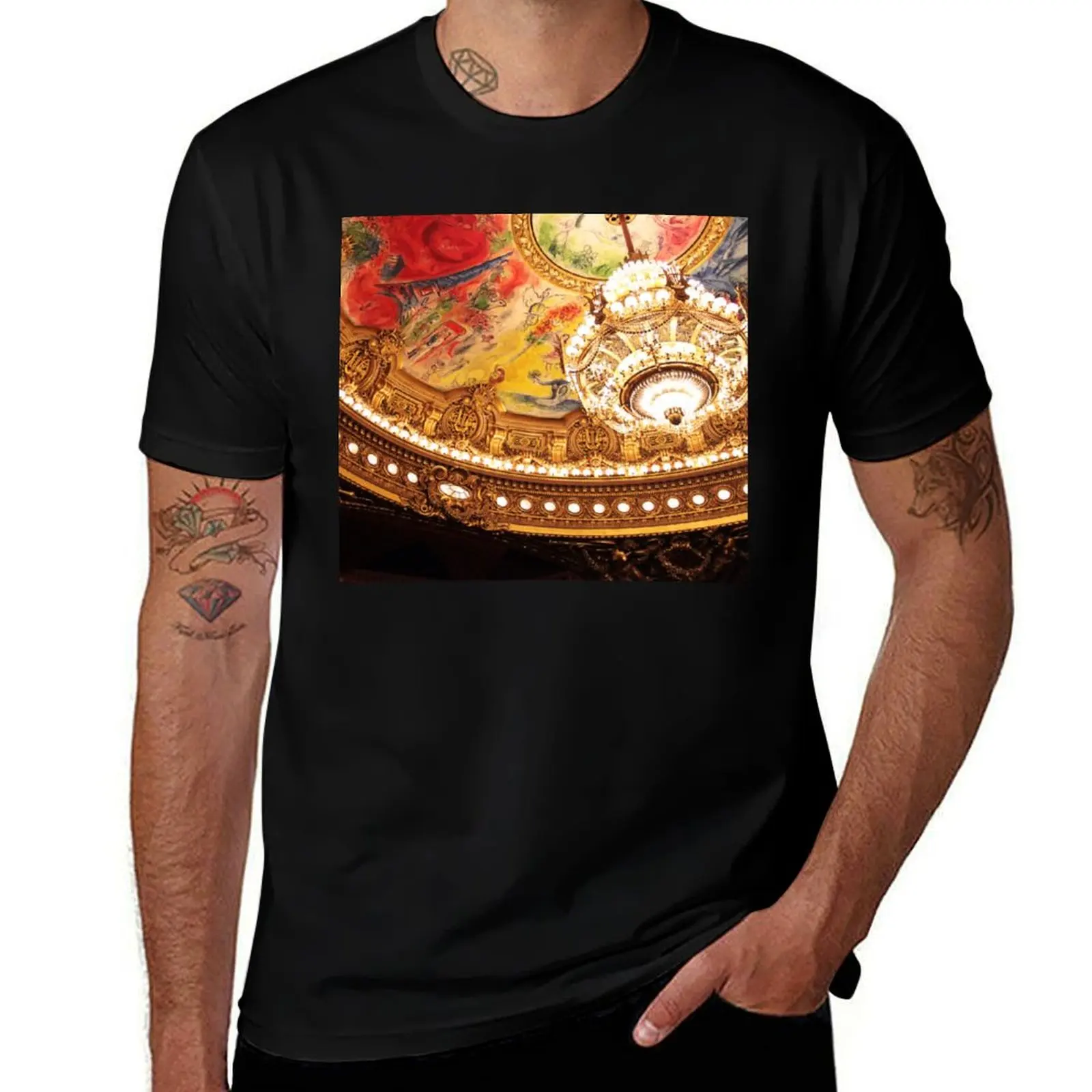 

Paris Opera Chandelier T-Shirt man t shirts high quality luxury brand t shirts for man graphic tees T-Shirt