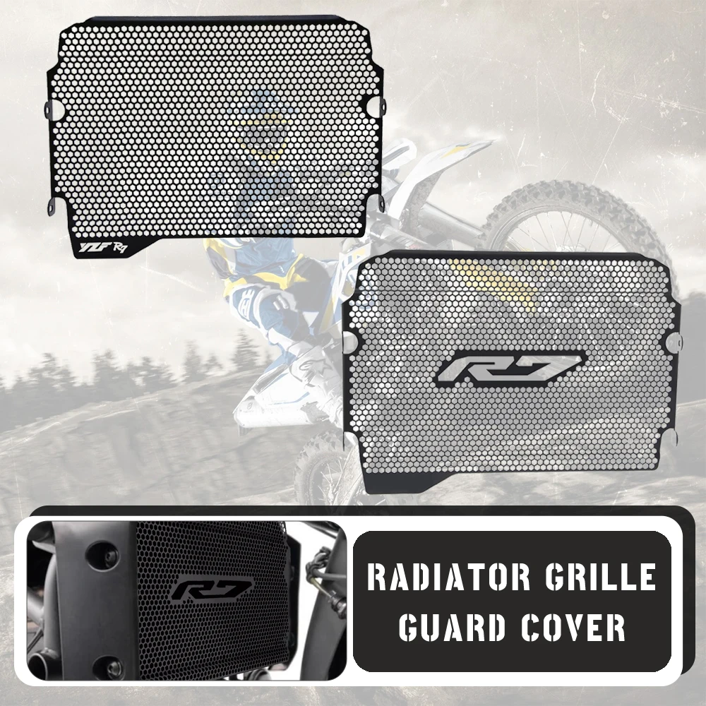 

Motorcycle Aluminium Radiator Grille Guard Protector Cover Accessories FOR YAMAHA YZF R7 YZF-R7 YZFR7 2022 2023 2024 2025 2026