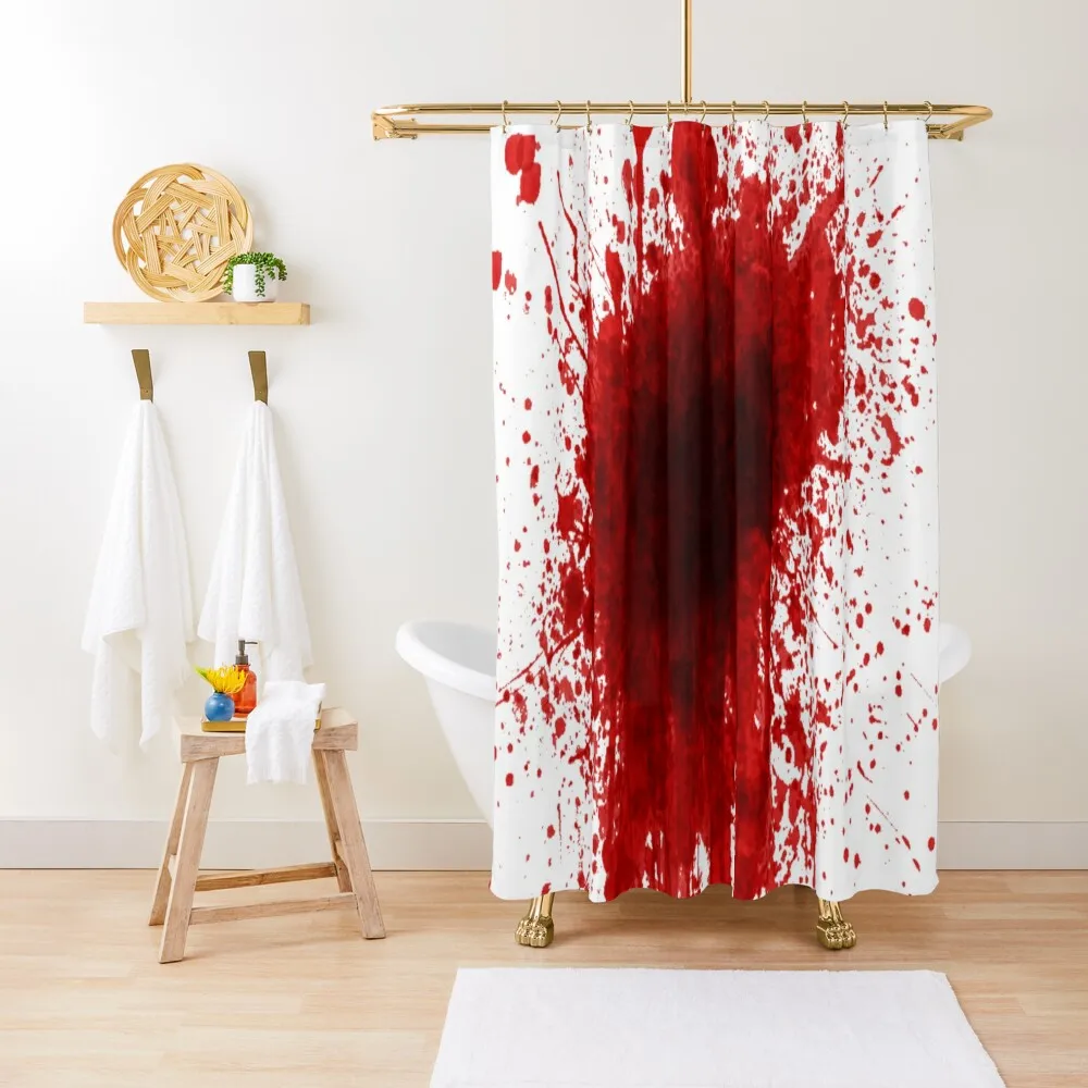 the blood Shower Curtain Modern Accessory Bathrooms Waterproof Fabric Shower Shower Set Curtain