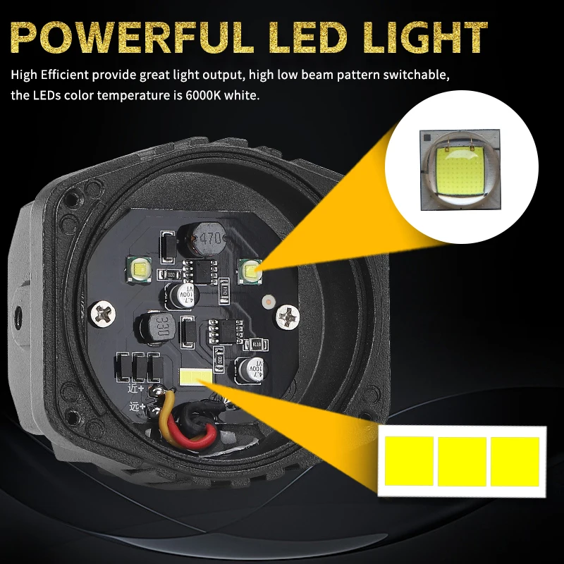 4 بوصة 30 واط فلوش جبل LED ضوء العمل القرون على الطرق الوعرة القيادة عكس المصباح الضباب مصباح ل جيب 4x4 سيارة شاحنة SUV ATV 12 فولت 24 فولت