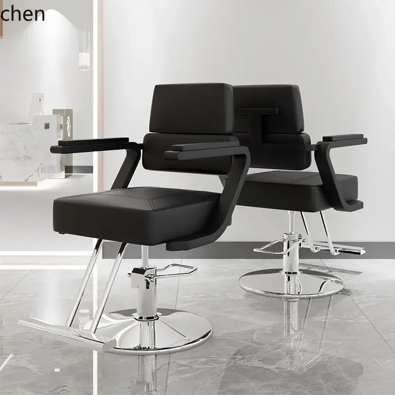 y9.4-ZML Barber Chair Hair Salon Special Pillow Barber Chair Stainless Steel Hair Cutting Chair