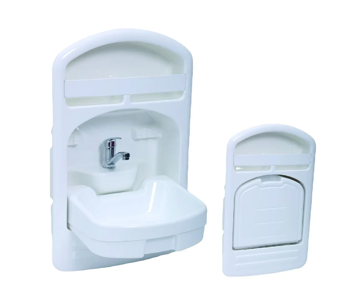 RV Motor Home Caravan Apartment Smart Space Acrylic ABS Built-in Foldable Camper Parts Toilet Sink GR-Y001