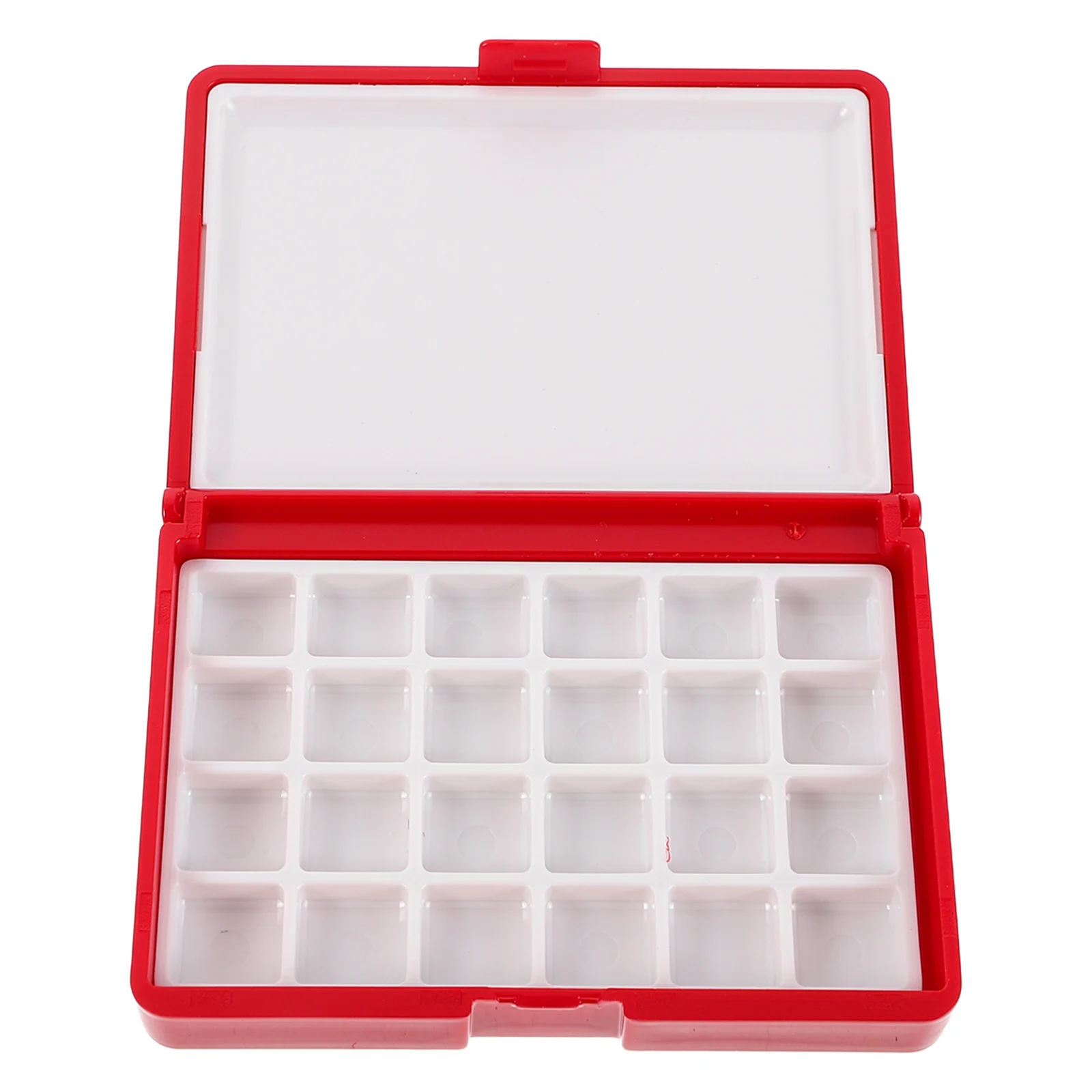 

Watercolor Palette Box Compact Plastic Paint Tray With Lid Multi-Compartment Mixing Palette For Travel Outdoor
