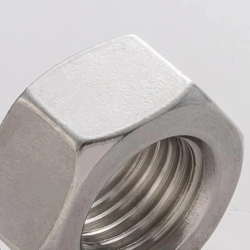 Left Hand Reverse Thread 304 Stainless Steel Hex Hexagon Nut M3 M4 M5 M6 M7 M8 M10 M12 M14 M16 M18 M20 M22 M24 M27 M30 DIN934