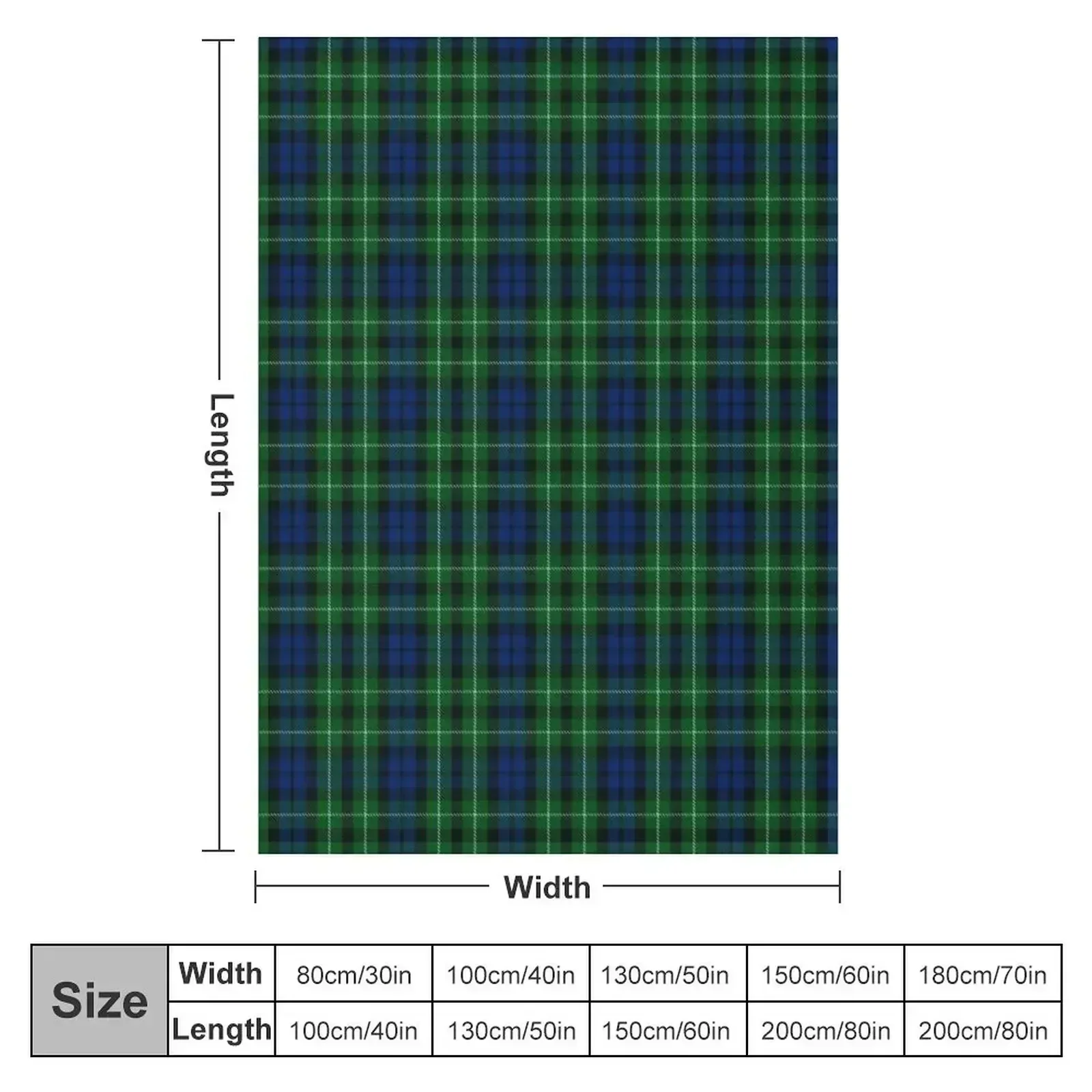 Graham Clan Tartan (High Res) Throw Blanket Softest Blankets For Baby For Baby Comforter Soft Plush Plaid Blankets