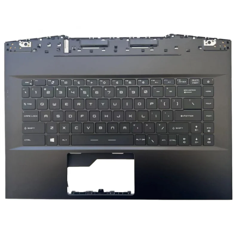 Z New For MSI GP66 MS-1542 1543 Upper Case Palmrest Full Colorful Backlit Keyboard