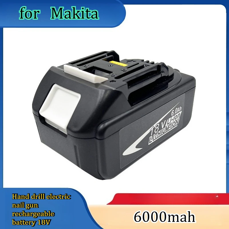 

Аккумулятор литиевый 18В 6000мАч для Makita, для электропилы, дрели, электрического гвоздезабивателя