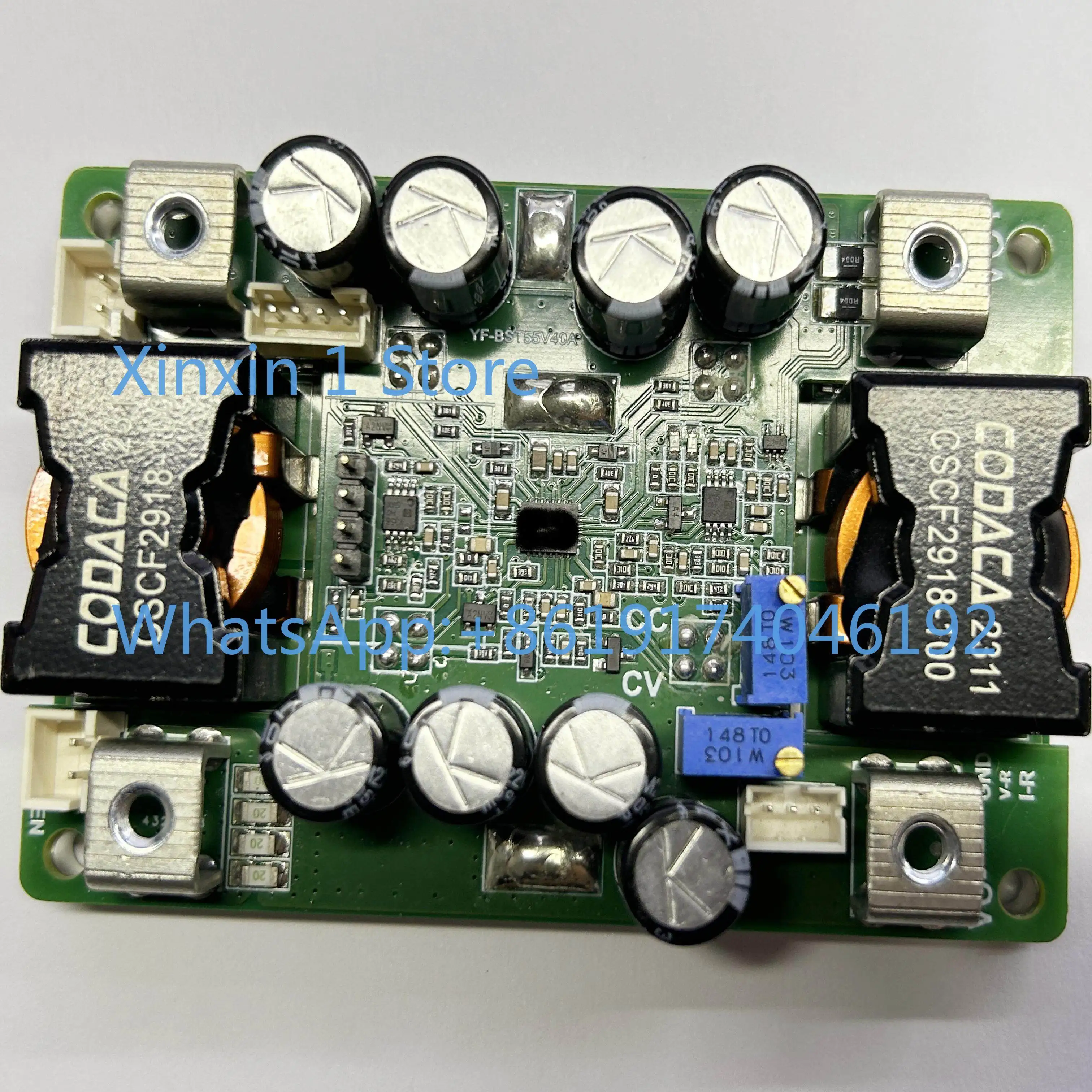 DC High-power Boost Power Supply Module, High Efficiency, Input 10-48V/40A Output 12-56 Two-phase Parallel Connection