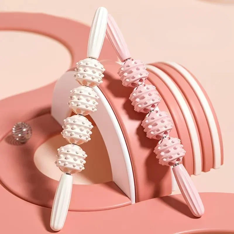 

Roller Stick Portable for Fitness Yoga Leg Arm Roller Tool Yoga Leg Arm Massager Exercise Body Trigger Point Muscle Relax