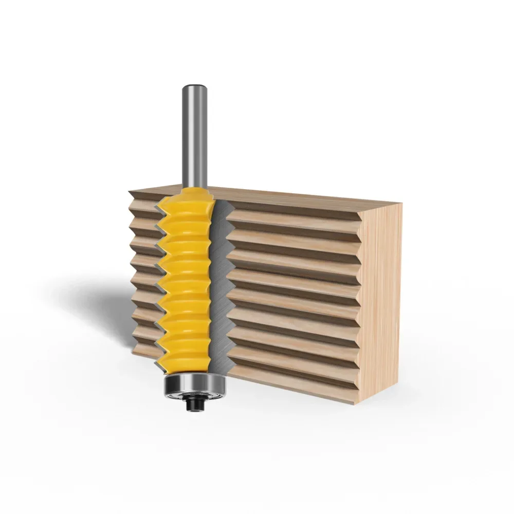 8mm Shank Finger Joint Glue Milling Cutter Raised panel V joint Router Bits for Wood Tenon Woodwork Cone Tenoning