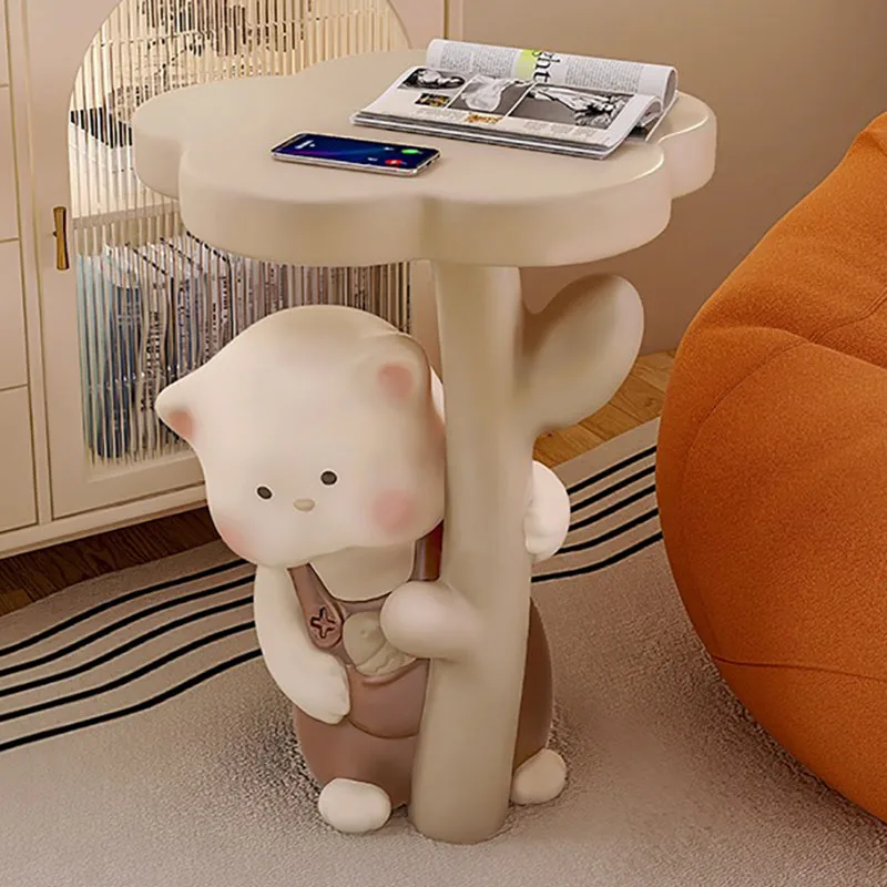 

Creative Coffee Table Living Room TV Cabinet Bedroom Bedside Table Decorations Resin Cartoon Home Furniture Storage Side Table