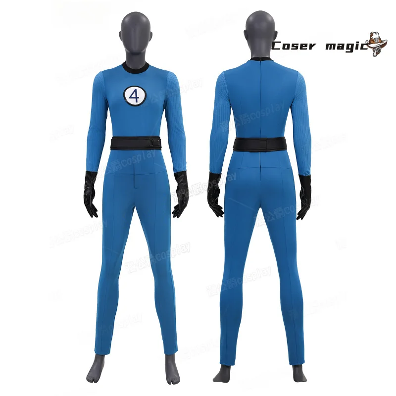

Фантастический четыре-невидимые женские костюмы для косплея, униформа для вечеринки на Хэллоуин для женщин и мужчин, карнавальный реквизит