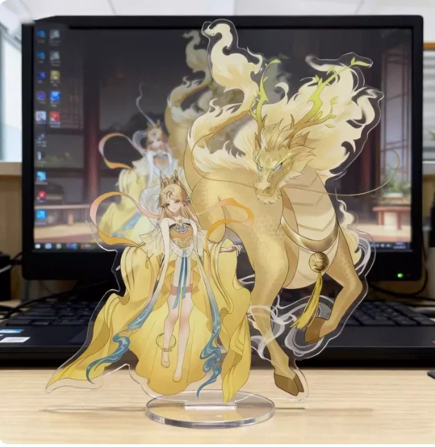 Anime Wuthering Waves Changli Jinhsi Phrolova Acrylic Stand Figure Model Plate Cosplay Collection Desktop Decor Gifts XYZ