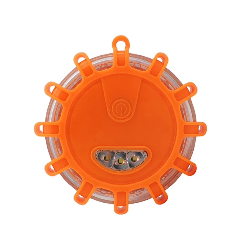 Trucks Vehicle Car Orange LED Emergency Lights Flare 9 Modes Safety Warning USB Rechargeable Flashing Lamp