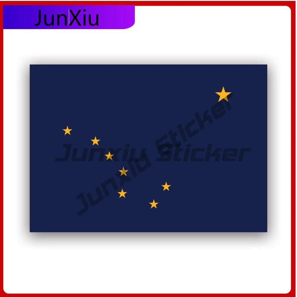 

Alaska Flag Sticker Uv Protected State Alaskan Car Sticker Vinyl Decal Waterproof Durable For Car Window Laptop Bumper Gift Idea