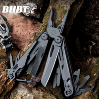 BHBT 15 In 1 EDC Multi Tool Pliers Folding Knife Tactical Hoxagon Wrench Saw Pocket Camping Survival Multitool Hand Tools