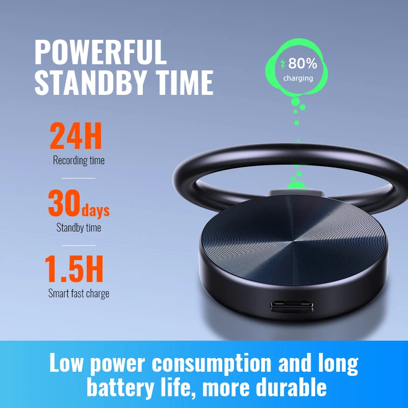 مسجل صوت رقمي صغير المفاتيح ذكي الحد من الضوضاء مشغل MP3 الصوت الذكي المنشط الصوت قلم تسجيل الصوت Espia #3