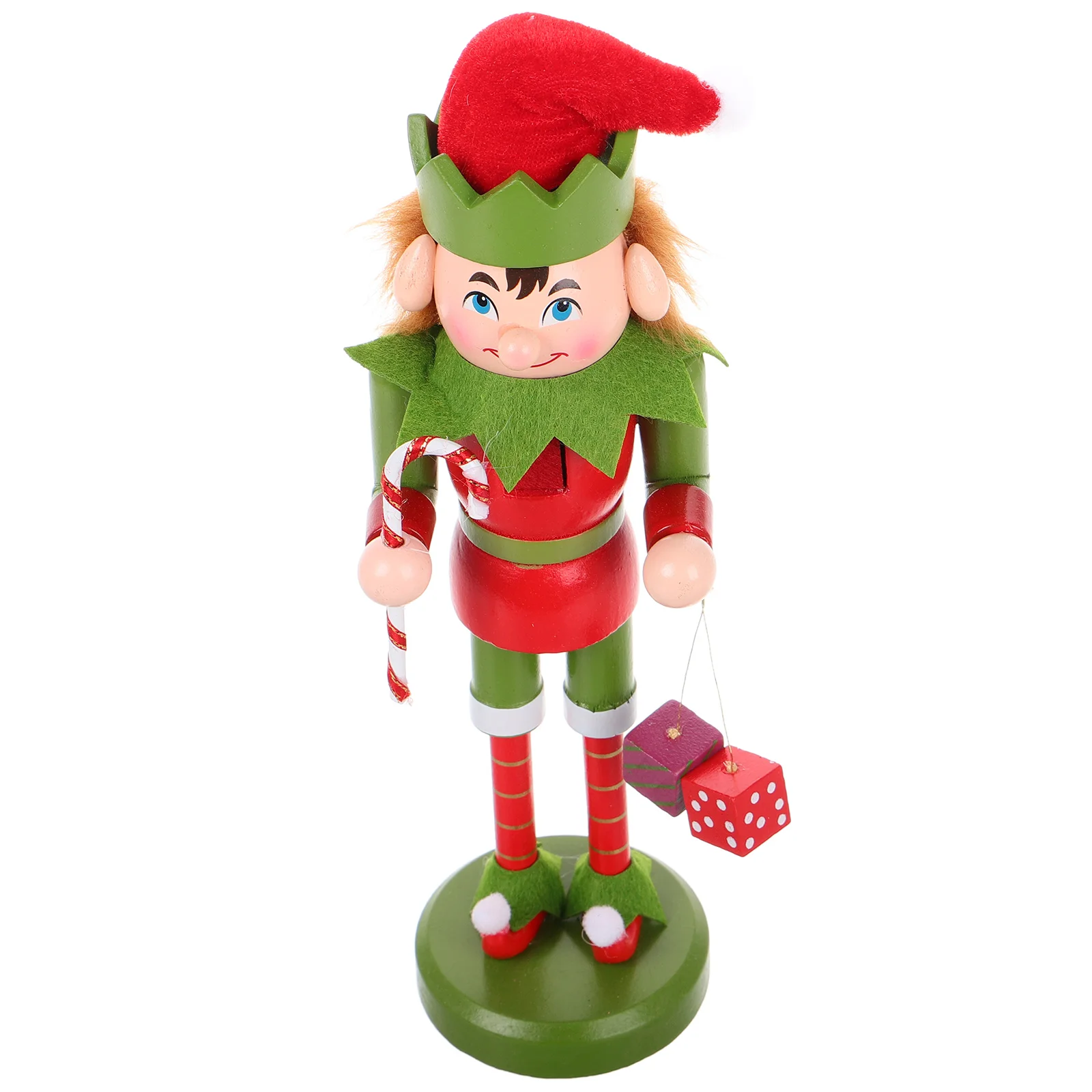 

Traditional Wooden Nutcracker Christmas Decor Holiday Table Display Classic Festive Centerpiece Indoor Mantel Decoration