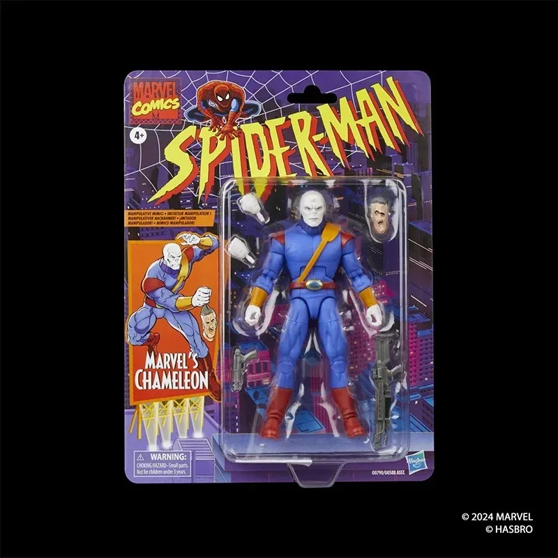 

Новая оригинальная экшн-фигурка Hasbro Marvel Legends серии Marvel's Chameleon, коллекция оригинальных игрушек, модель, орнамент, подарки