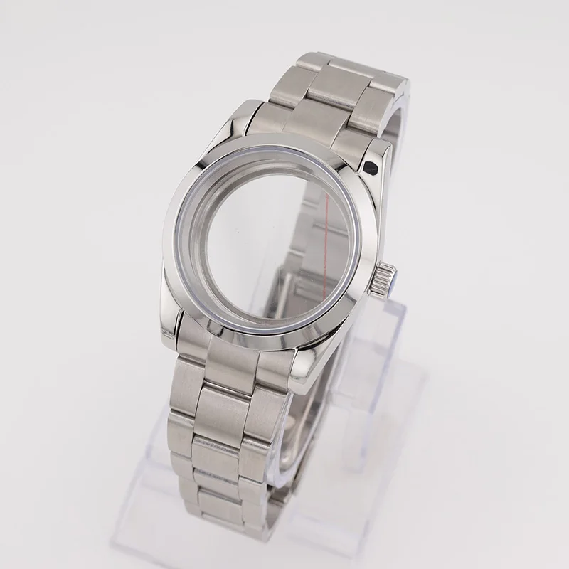 Boîtiers de montre Explorer en acier inoxydable 36/39 mm avec bracelet Oyster pour Seiko Mod NH35, mouvement automatique, pièces mécaniques DIY pour homme