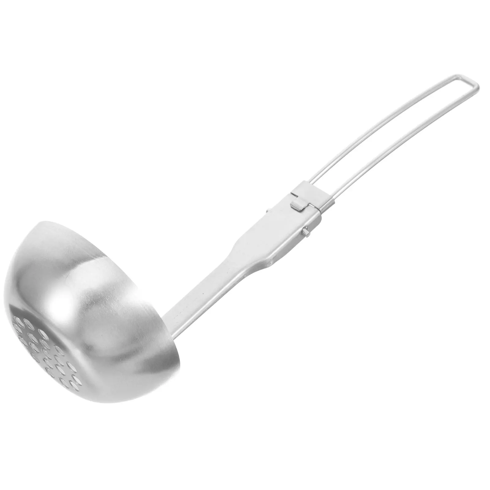 

Folding Soup Spoon Stainless Steel Outdoor Cutlery Camping Lightweight Durable Rustproof Compact Foldable Tableware for Travel