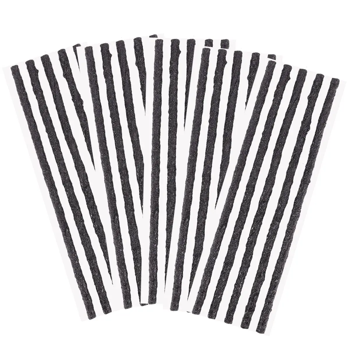 

50 Pcs Tire Repair Strip Butyl Rubber Sealing Permanent High Temperature Resistance Car Leak Free Plug Tool String
