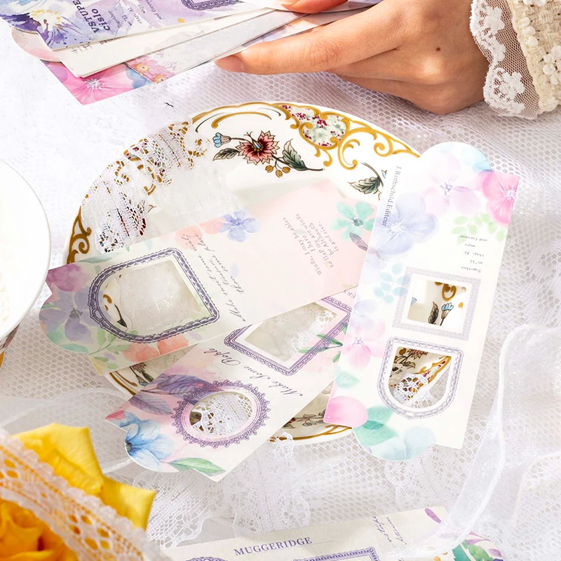 

10 шт., декоративные бумажные наклейки для скрапбукинга, 182 х85 мм