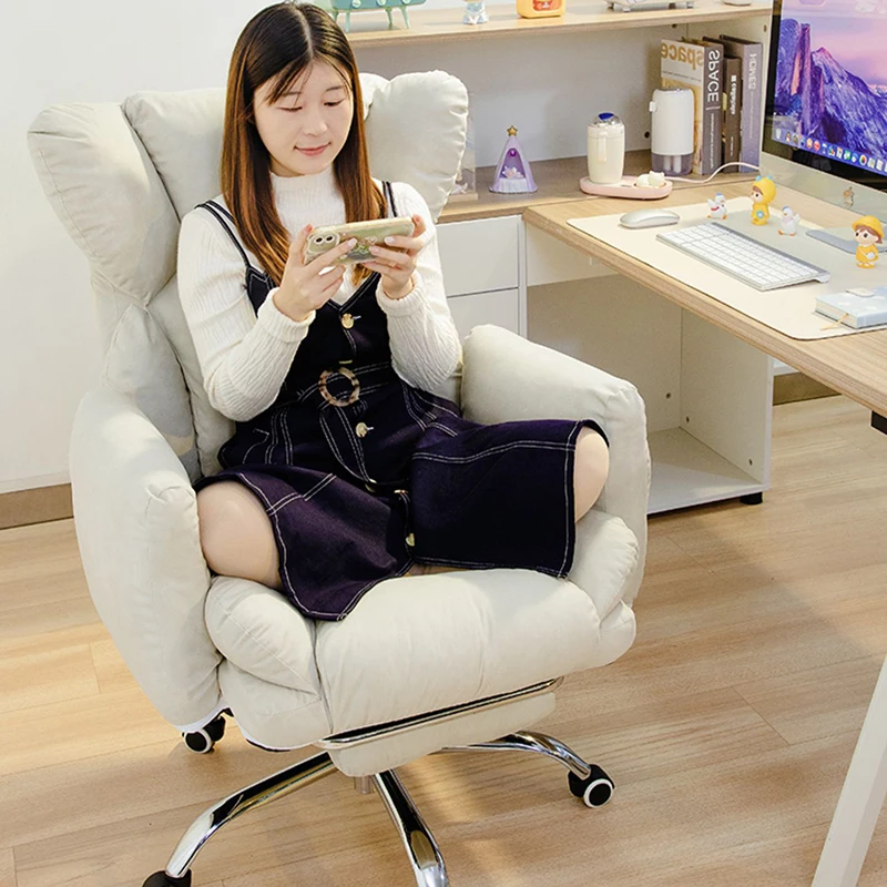 

Padding Wheels Office Chair Gamer Pillow Ergonomic Nordic Office Chair Designer Lift Swivel Sillas Gamer Office Furniture