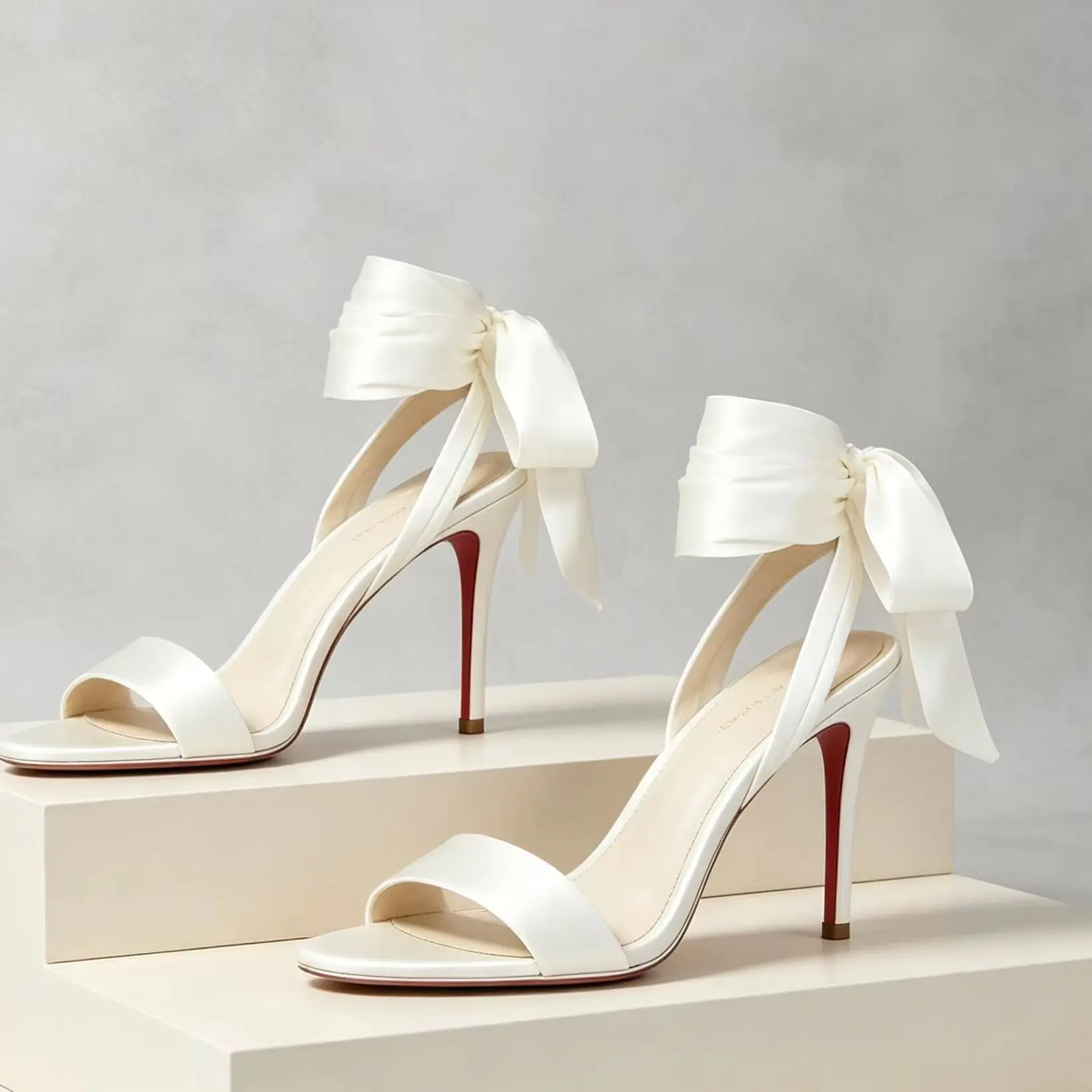 

Satin Wrap Ankle Women Sandals Open Toe Single Strap High Thin Heel Pumps Wedding Elegant Summer Luxury Large Size Fashion Shoes