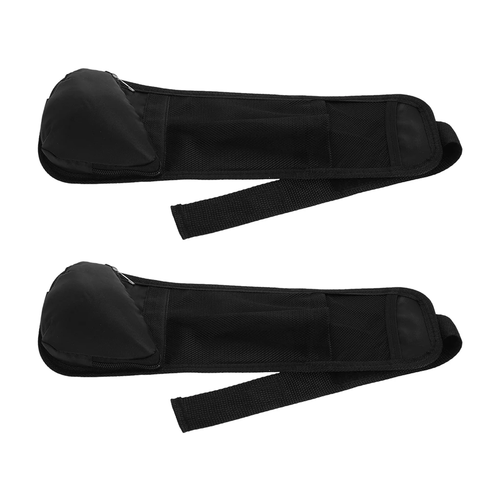 

2Pcs Car Storage Bag Seat Side Organizer Non-woven Fabric Drink Holder SUV Truck Storage Solution Vehicle Cargo Organizer