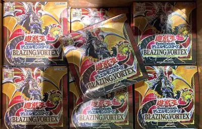 Yu Gi Oh 1103 Booster Pack Fiery Vortex Hong Kong Version Original Box Genuine Japanese