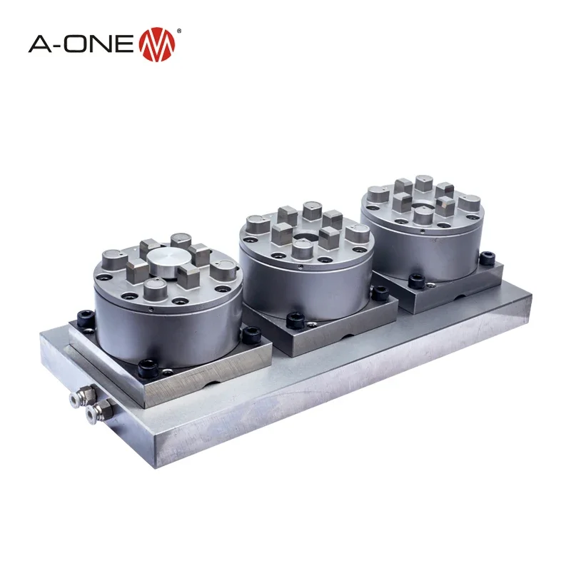 A-ONE system 3R CNC EDM tooling high precision pneumatic three-fold lathe machining center parts chuck 3A-100066