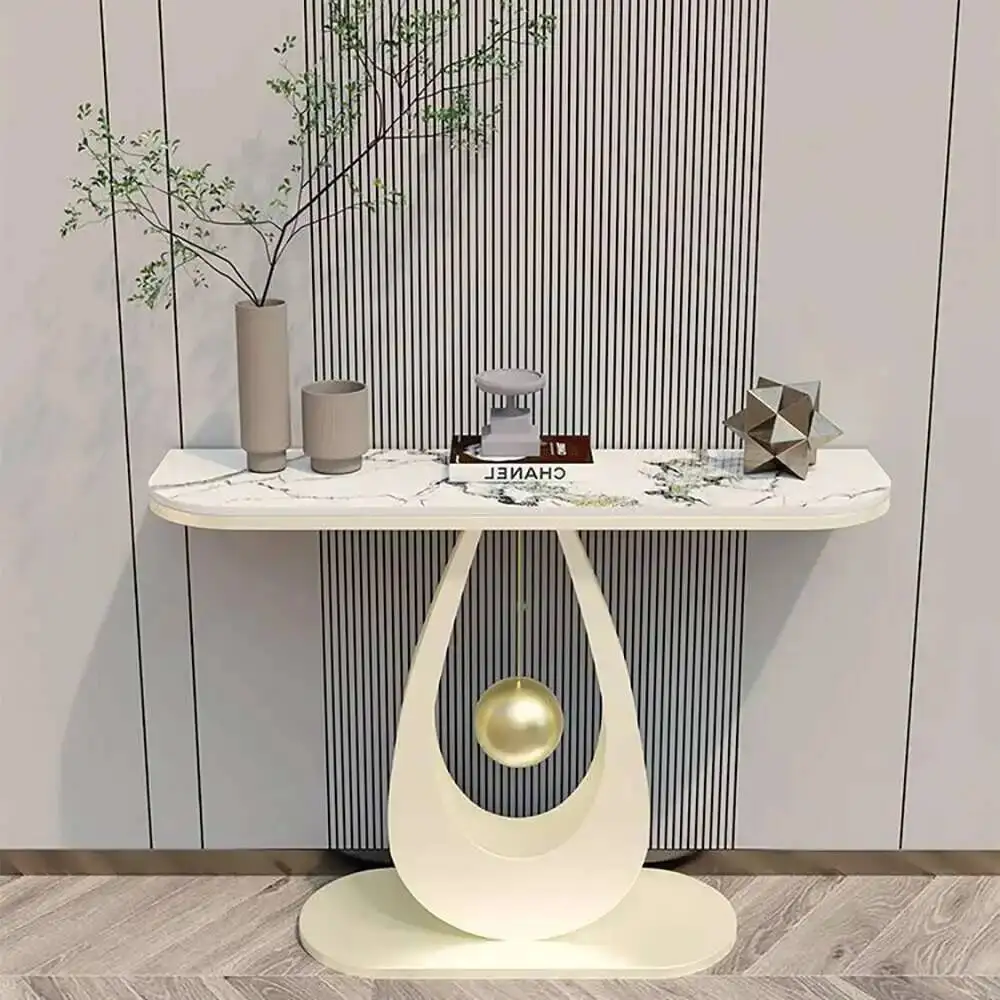 

Luxury Beauty Modern Hallway Nordic Console Table Minimalist Console Table Marble Effect Aesthetic Tisch Flur Home Furniture