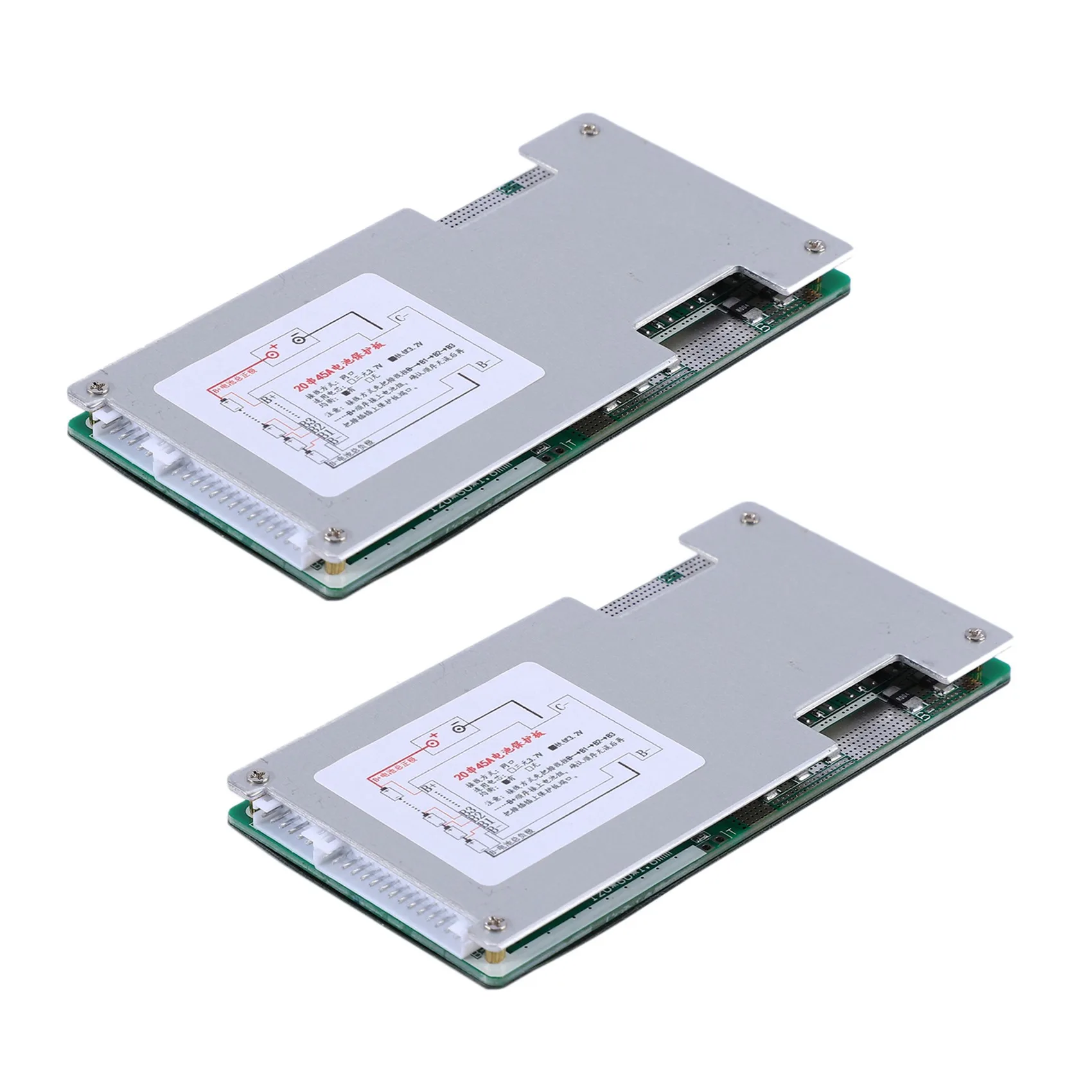 HOES-2X 20S 60V 45A Lifepo4 แบตเตอรี่ BMS PCB Balance สําหรับรถจักรยานยนต์ E-Bike สกู๊ตเตอร์