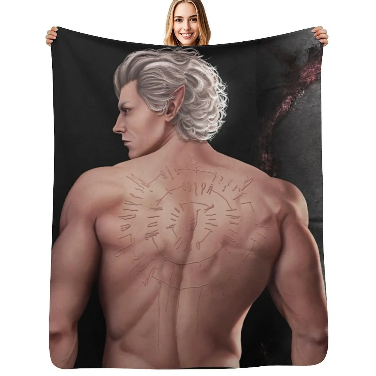 

Astarion Throw Blanket Anti Shedding Soft Fuzzy Blanket for Home