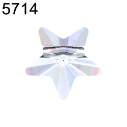 (1 piece) Genuine Crystals from Austria 5714 Star Bead Rhinestone with Hole for DIY Jewelry Accessories Making