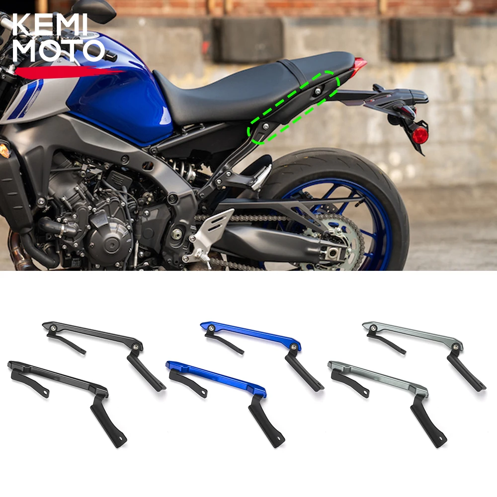 Motorcycle Rear Grab Bars for YAMAHA MT-09 FZ-09 MT09 FZ09 MT FZ 09 2021 2022 CNC Seat Passenger Tail Rail Handle Accessories