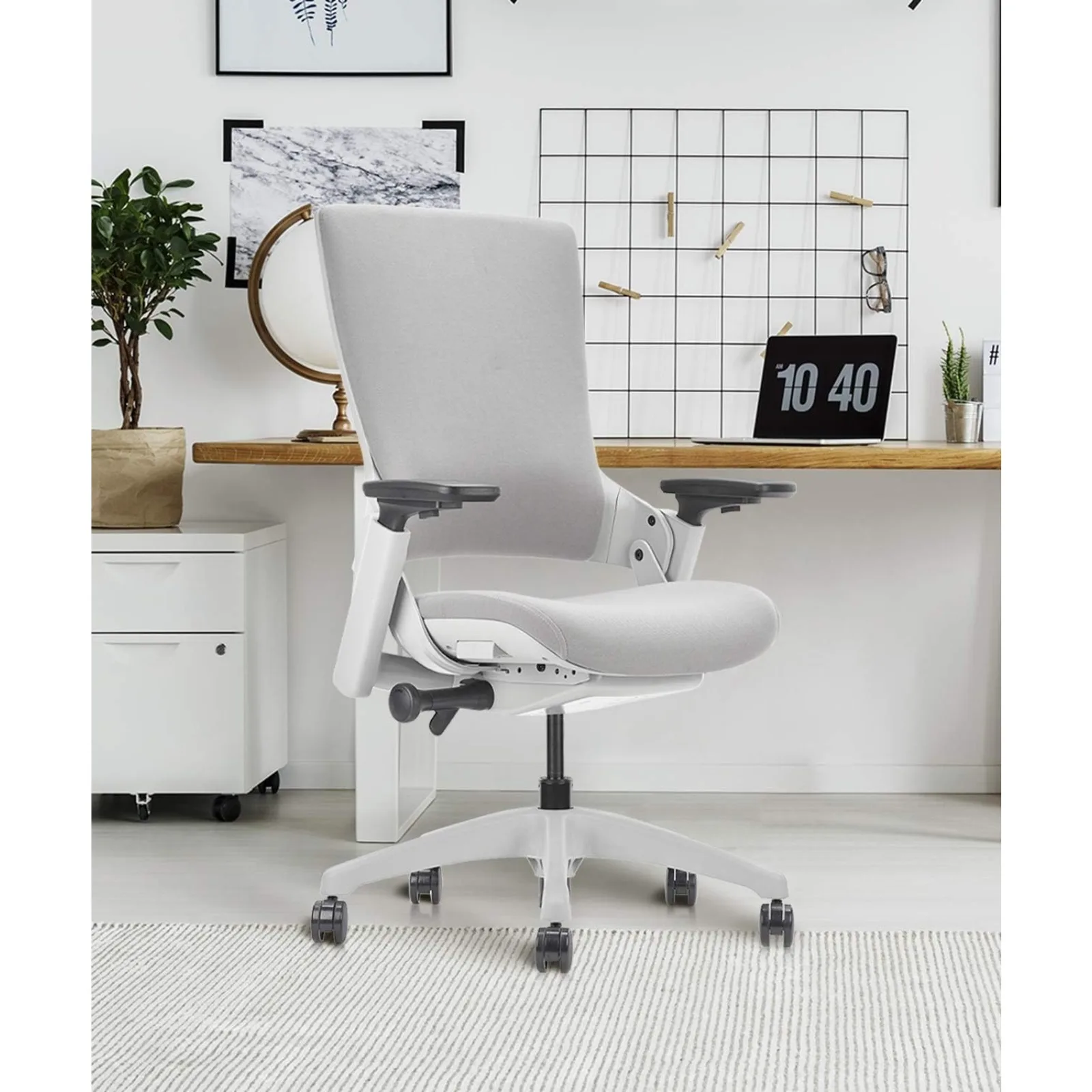 US Office Chair Swivel Executive Chair, Adjustable Ergonomic Computer Chair with 3D Armrest and Lumbar Support,