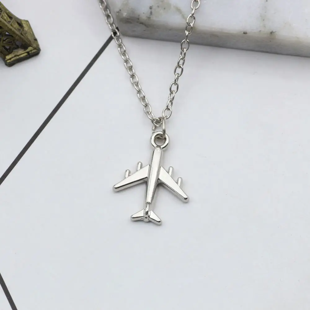 1Pcs Jewelry Unisex Air Plane Chokers Pendant Necklace
