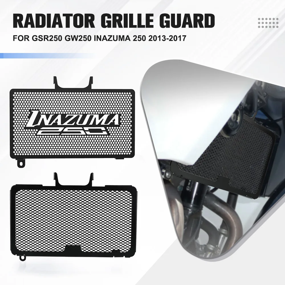 

Radiator Guard Cover Oil Cooler Protector FOR Suzuki GSR250 GW250 Inazuma 250 2013 2014 2015 2016 2017 Motorcycles Accessories