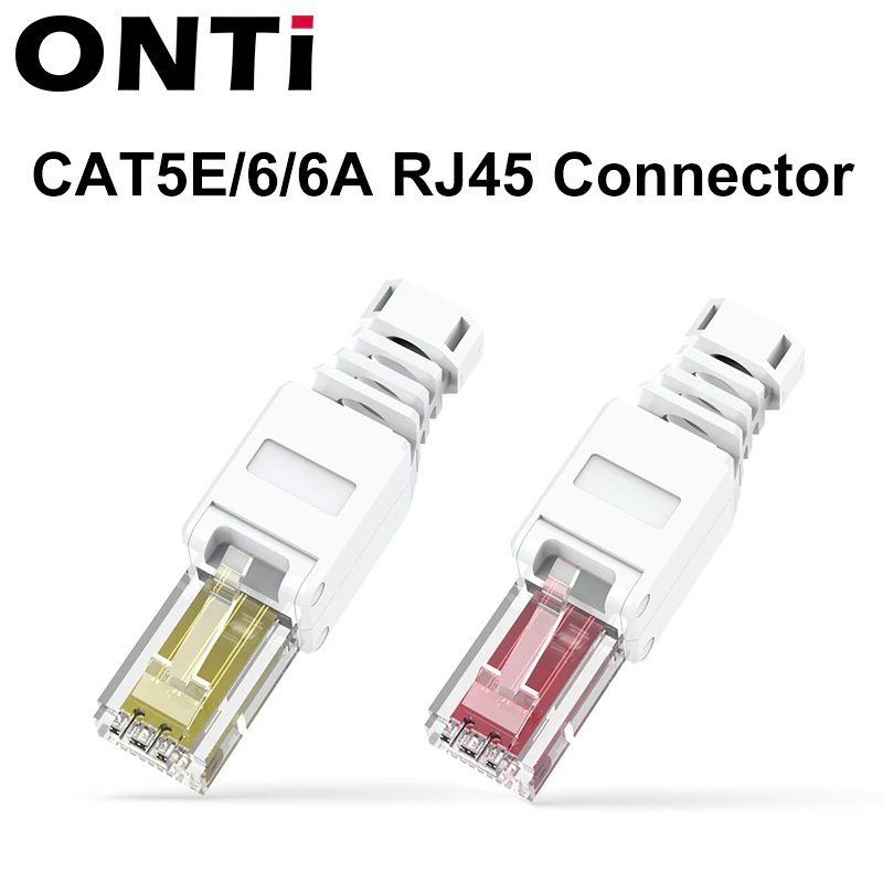 

CAT6 CAT5E Tool free RJ45 connector, No crimp tool less UTP 1000Mbps Modular PLug for Stranded Solid Lan Ethernet cable